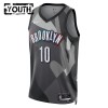 Maillot Basket Enfant Brooklyn Nets Ben Simmons 2024-25 Nike City Edition Gris Swingman
